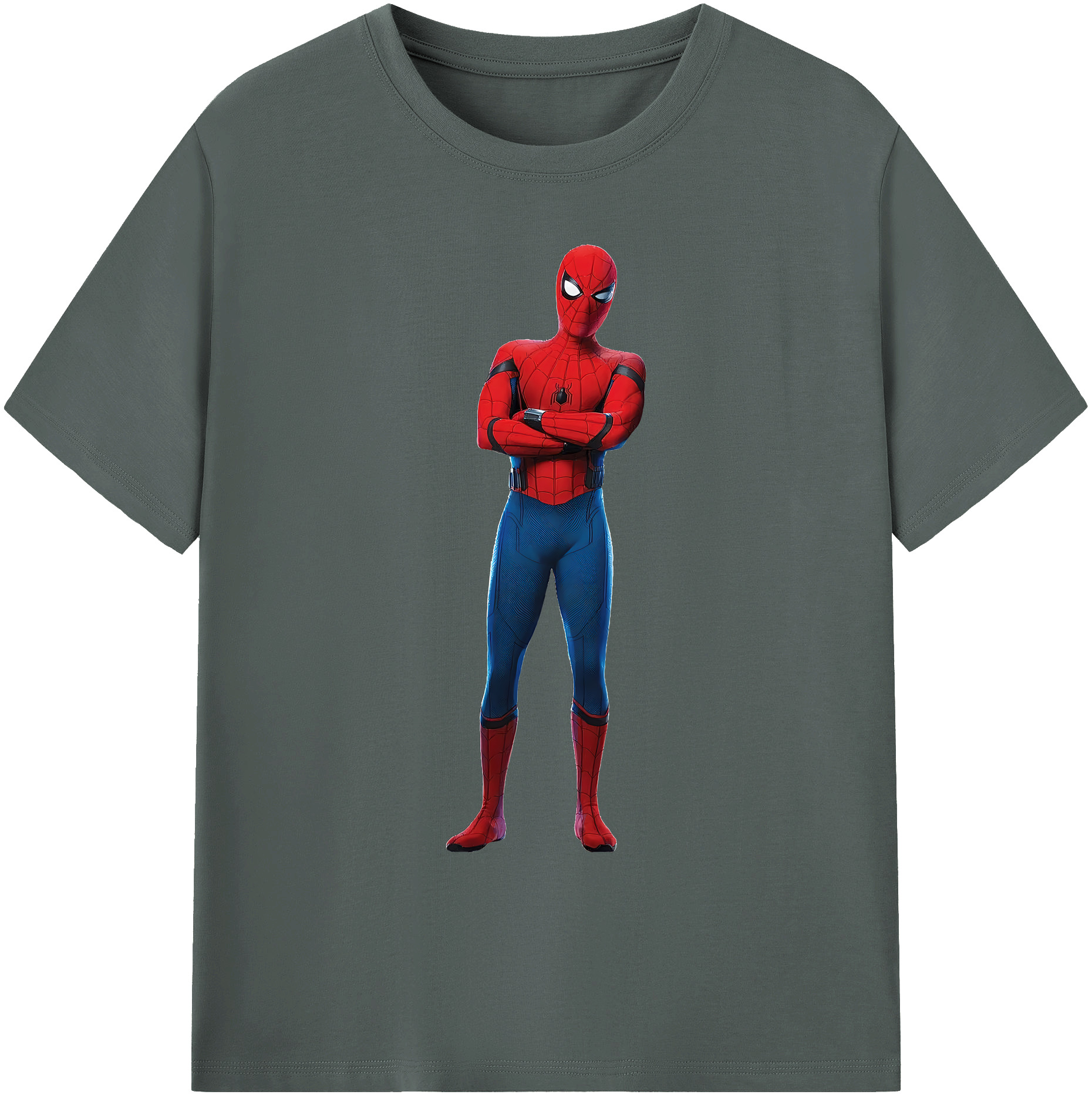 （画像用） Spider Man スパイダーマン 綿100％ メンズ半袖Tシャツ｜肌触りやわらか＆通気性